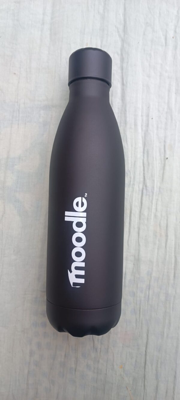 Moodle black bottle