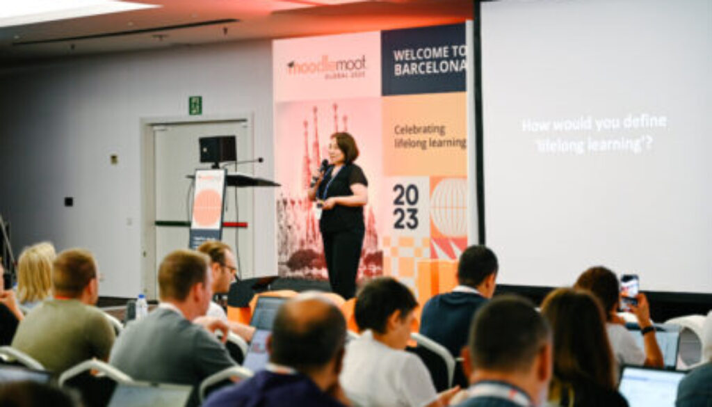 Rakhat Zholdoshalieva, team leader for the Quality Learning Ecosystems Program at the UNESCO Institute for Lifelong Learning, delivered her keynote on “Lifelong Learning: Past, Present, and Future.”