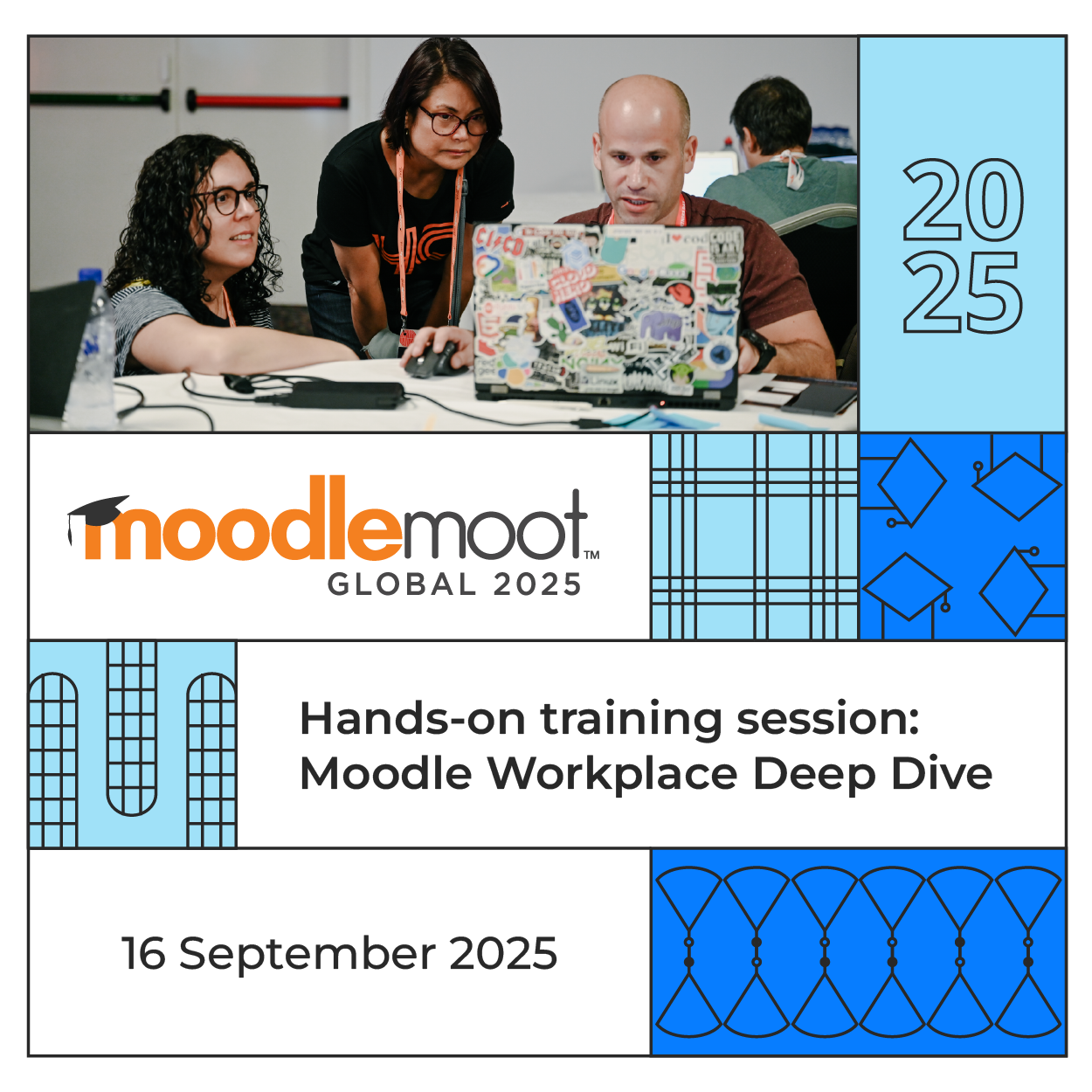 MoodleMoot Global 2025 Hands-on training session: Moodle Workplace Deep Dive 16-18 September 2025
